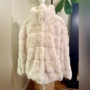 Edited X Hunter McGrady faux fur jacket•NWT